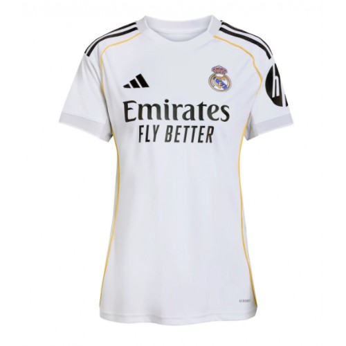Ženski Nogometni dresi Real Madrid Domači 2025-26 Kratek Rokav